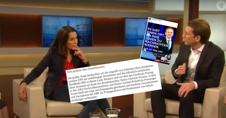 Vorschaubild: Strache-Posting: Deutsche Medienmacher fordern Konsequenzen