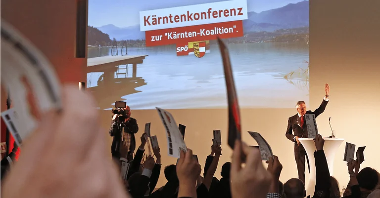 Vorschaubild: Kärntner SPÖ: Koalition mit ÖVP einstimmig beschlossen