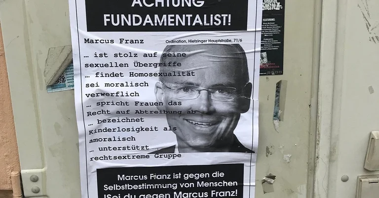 Vorschaubild: Schmähplakate: Wiener Arzt beklagt „persönliche Hetze von Linken“
