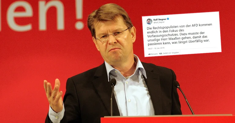 Vorschaubild: SPD-Stegner zu Prüffall AfD: „Dazu musste der unselige Maaßen gehen!“