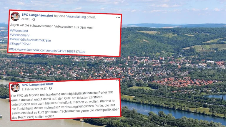 Vorschaubild: „Verbrecherregierung“ und „Ganoven“: Hassorgie bei SPÖ-Ortsgruppe