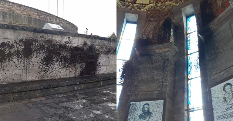 Vorschaubild: Unbekannte verüben Farbanschlag auf Burschenschaftsdenkmal