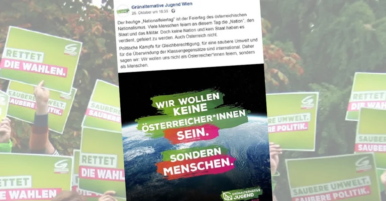 Vorschaubild: Grüne Jugend: „Wir wollen keine Österreicher sein!“