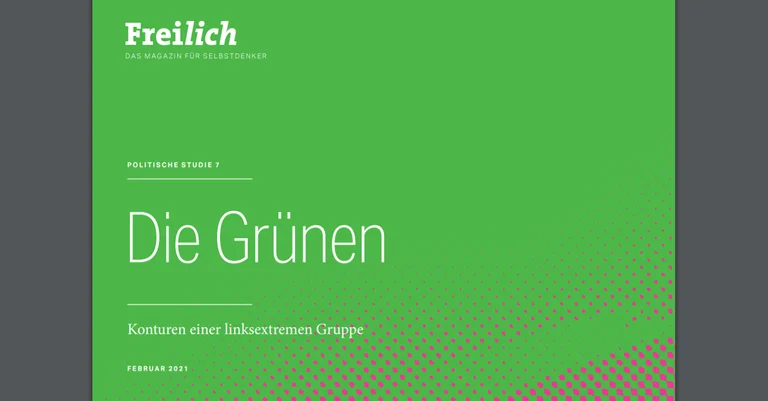 Vorschaubild: Neue FREILICH-Studie dokumentiert Wurzeln und Ziele der Grünen