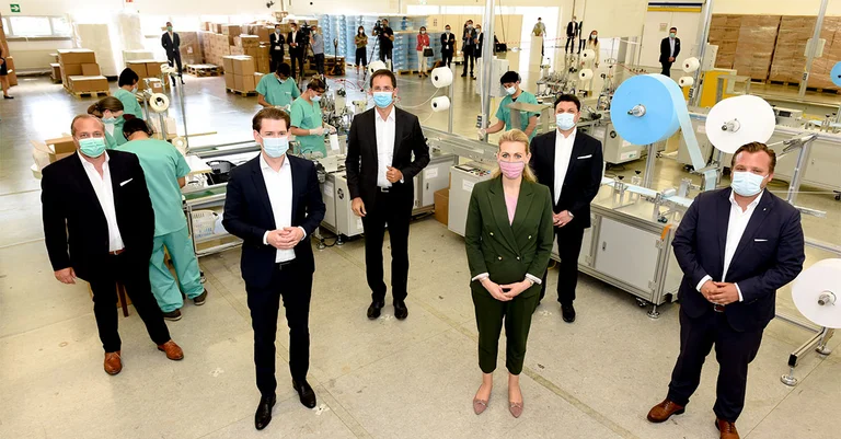 Vorschaubild: Razzia bei Hygiene Austria bringt auch Kanzler Kurz in Bedrängnis