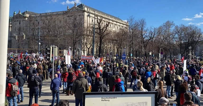 Vorschaubild: Live-Ticker: Die Corona-Proteste in Wien