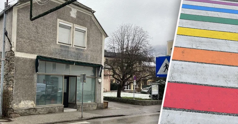 Vorschaubild: Steyregg setzt rechtem Zentrum einen Regenbogen-Zebrastreifen vor