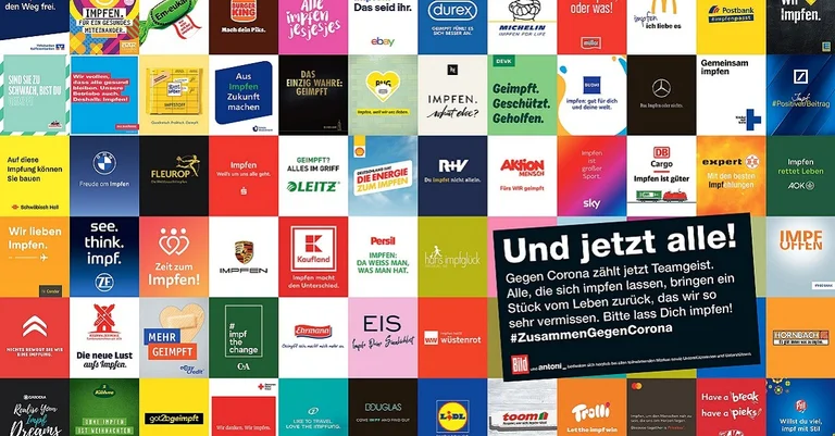 Vorschaubild: „Freude am Impfen“: Über 150 Firmen werben für Corona-Impfung