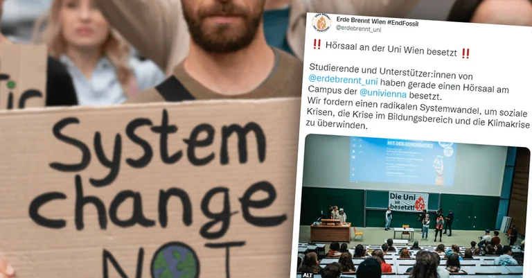 Vorschaubild: „Erde brennt“: Klima-Radikale besetzen Hörsäle in mehreren Städten