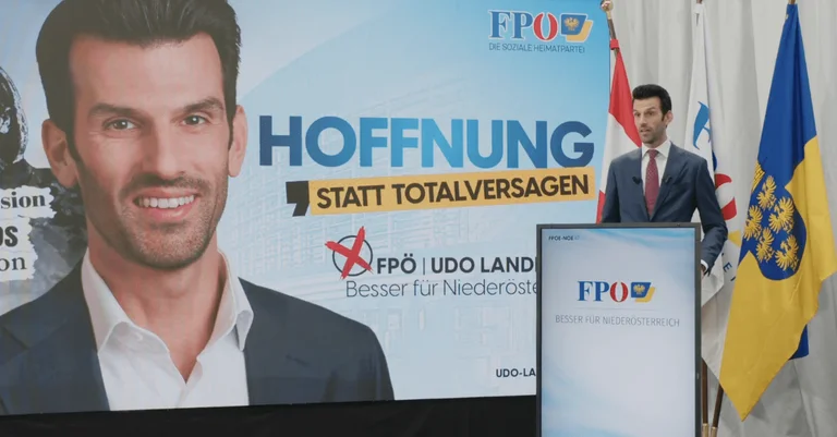 Vorschaubild: Niederösterreich: Udo Landbauer (FPÖ) will Landeshauptmann werden