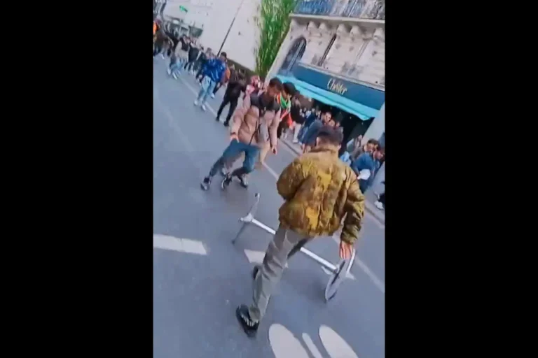 Vorschaubild: Videos von Ausschreitungen: Afghanische Migranten randalieren in Paris