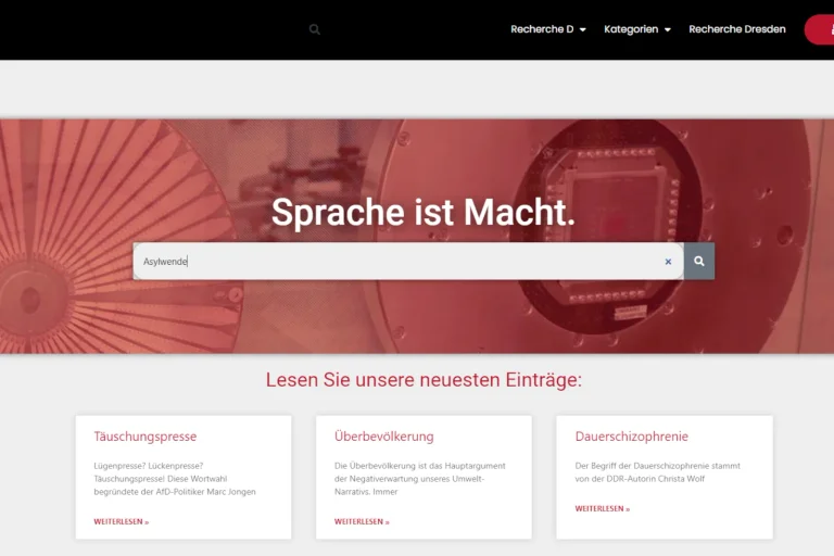 Vorschaubild: 200. Artikel im patriotischen Lexikon von „Recherche Dresden“ veröffentlicht