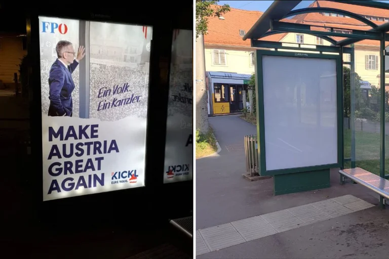 Vorschaubild: Gefälschte FPÖ-Plakate in Graz: FPÖ setzt 2.000 Euro für Hinweise aus
