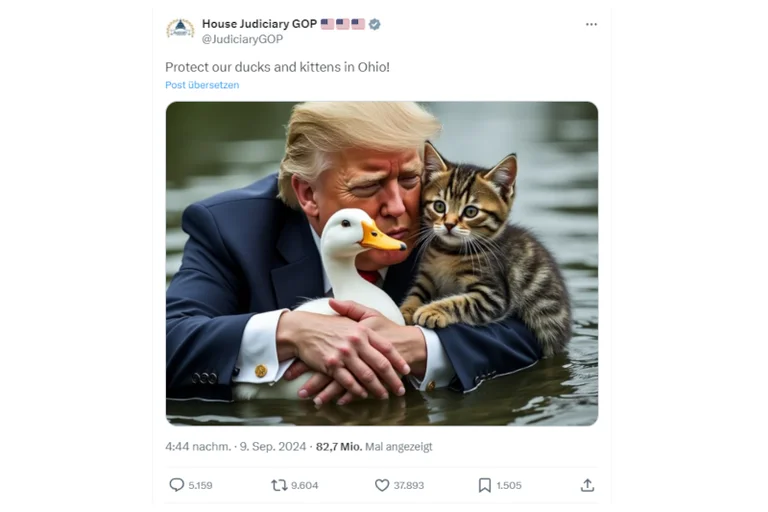 Vorschaubild: USA: Berichte über Enten essende Migranten lösen Meme-Flut aus