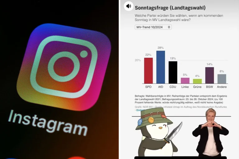 Vorschaubild: MeckPomm: AfD-Politiker zeigt Comic-Pinguin, SPD sieht „Gewaltfantasien“