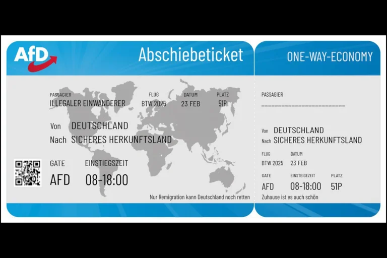 Vorschaubild: Karlsruhe: Mit diesen kreativen Flyern wirbt die AfD für Remigration