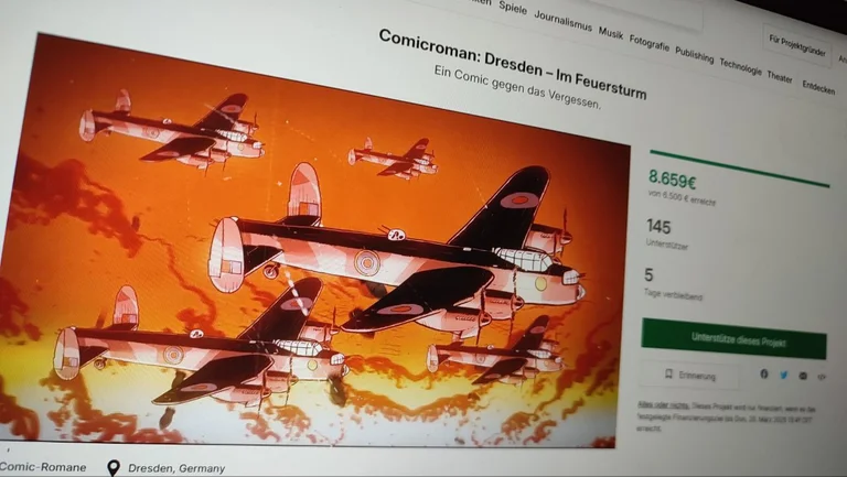 Vorschaubild: „Dresden – Im Feuersturm“: Kickstarter droht, Projekt von Hydra Comics zu löschen