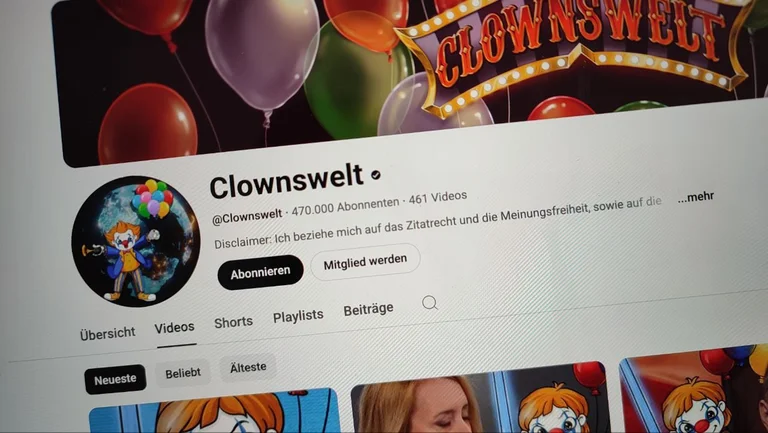 Vorschaubild: Nach Doxxing durch ÖRR: YouTuber „Clownswelt“ bald bei 500.000 Abonnenten