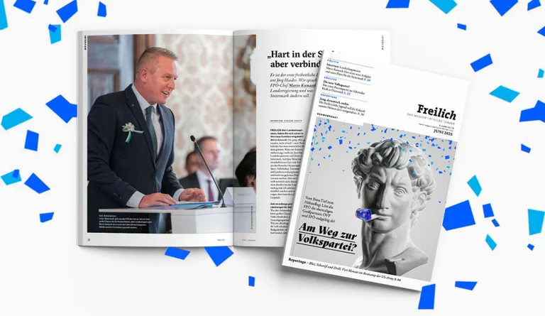 Vorschaubild: FREILICH Nr. 34: „Am Weg zur Volkspartei?“ – Vom Ibiza-Tief zum Höhenflug