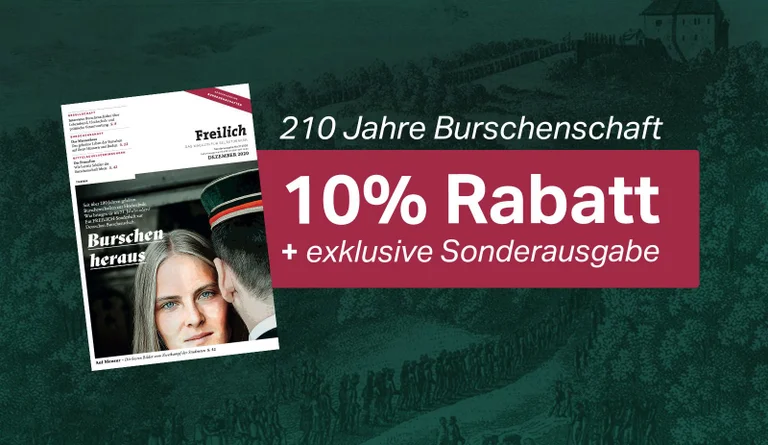 Vorschaubild: Burschentag 2025: 10-Prozent-Rabattaktion und Geschenk für Neuabonnenten