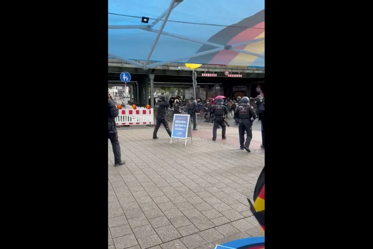 Vorschaubild: Bremen: Linksextremer Sturm auf AfD-Infostand – Polizei verhindert Schlimmeres
