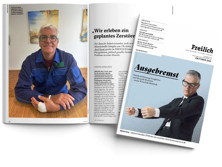 Vorschaubild: FREILICH Nr. 36: „Ausgebremst“ – Industrie am Abgrund