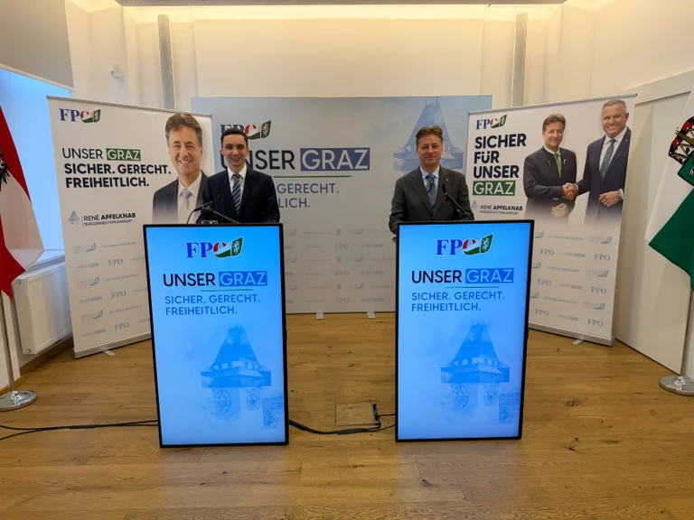 Vorschaubild: Herbstkampagne: Grazer FPÖ will mit Sicherheitsthema Bürgermeisteramt erobern