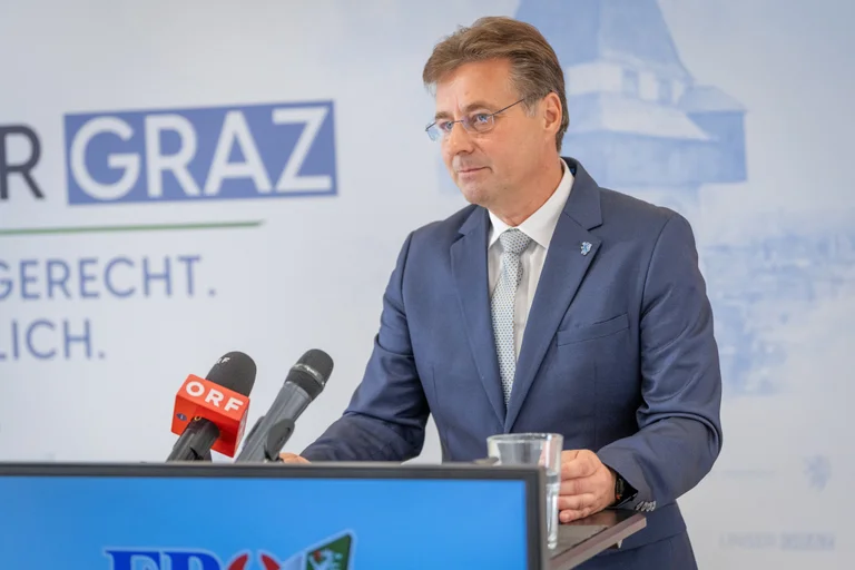 Vorschaubild: Drei Monate vor der Grazer Gemeinderatswahl: FPÖ legt in neuer Umfrage deutlich zu