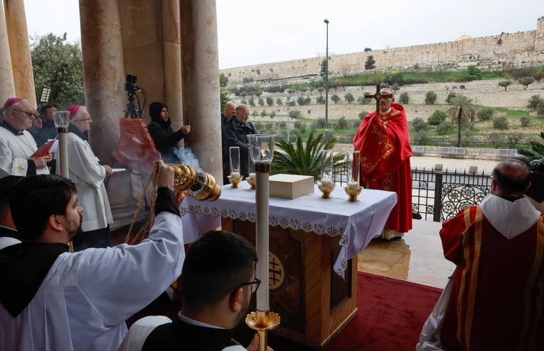 Vorschaubild: Eklat in Jerusalem: Israelische Behörden verhinderten die Palmsonntagsliturgie in Grabeskirche
