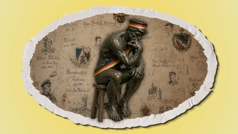 Die Bandaufnahme als Moment des Übergangs: Ein junger Fux wird Teil einer Gemeinschaft, die auf lebenslange Verbundenheit und gemeinsame Werte setzt.