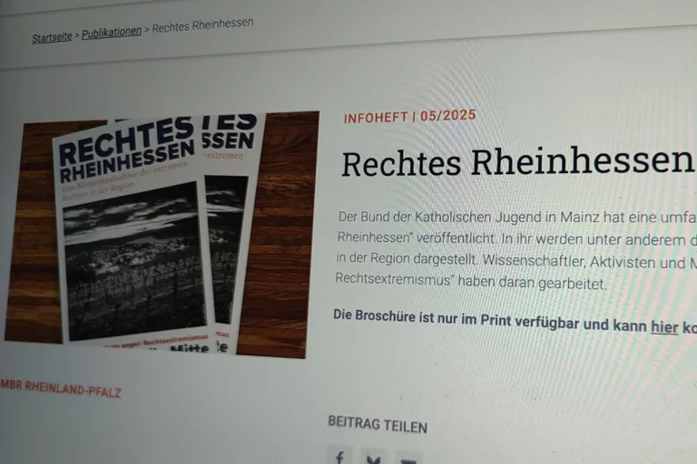 Vorschaubild: Steuergeld für „Rechtes Rheinhessen“: 8.736 Euro für Anti-AfD- und Anti-Burschenschafts-Broschüre