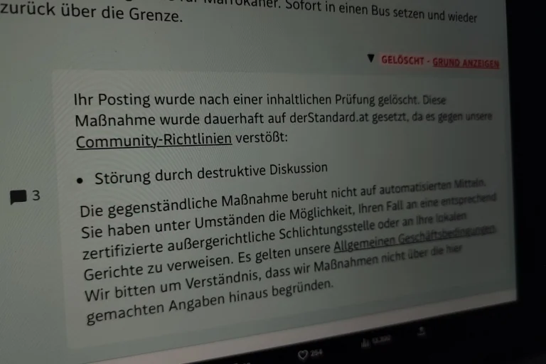 Vorschaubild: Marokko ist sicheres Herkunftsland – „Der Standard“ löscht unbequemen Leserkommentar