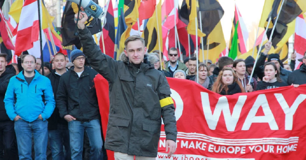 Symbolbild (Demonstration der Identitären Bewegung): Homepage Identitäre Bewegung Österreich