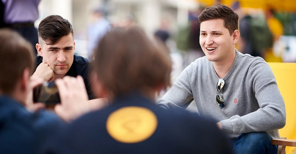 Bild: Martin Sellner und Patrick Lenart / Bild: Identitäre Bewegung Österreich via Facebook