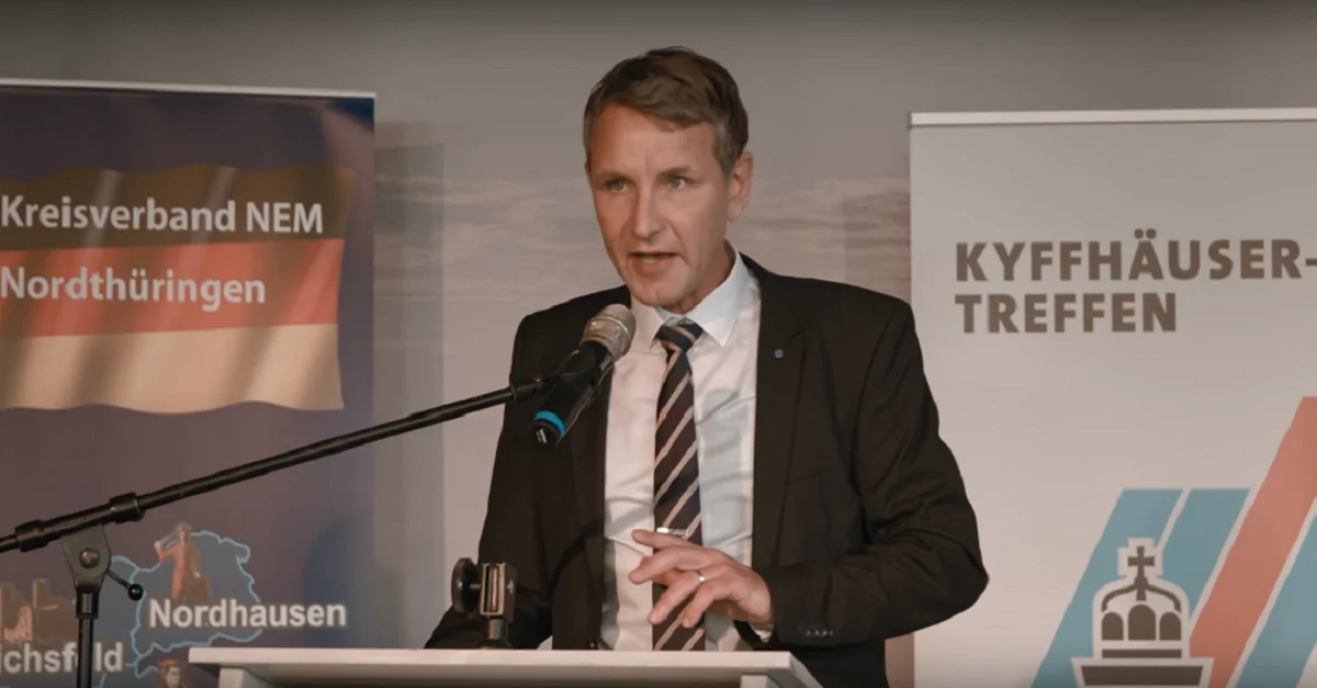 Screenshot Kyffhäusertreffen 2017 via YouTube-Video von &#8222;Der Flügel&#8220;
