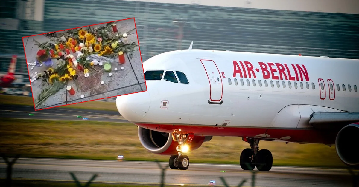 Symbolbild Flugzeug (CC0) / Kranz: Screenshot YouTube @ 21:39 min / Collage: Die Tagesstimme