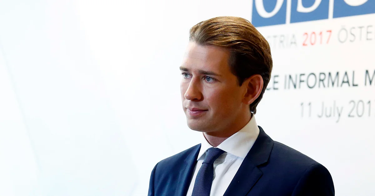 Bild: Sebastian Kurz / By Bundesministerium für Europa, Integration und Äußeres (OSZE 2017 Mauerbach) [CC BY 2.0 ], via Wikimedia Commons (Bild zugeschnitten)
