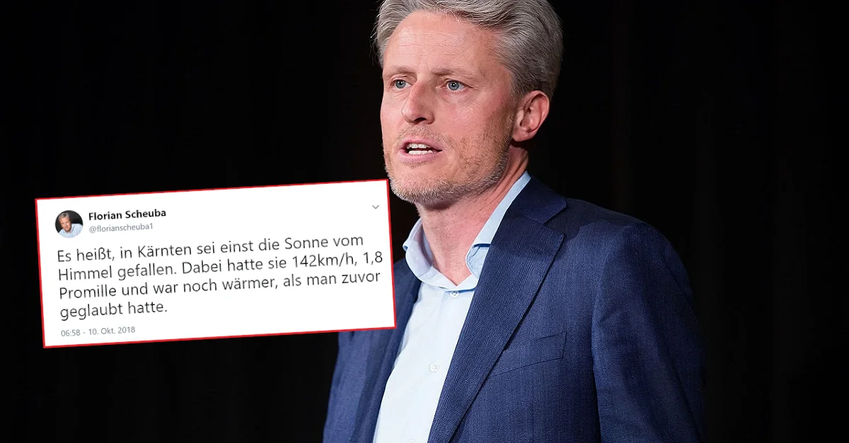 BIld Scheuba: Manfred Werner (Tsui) via Wikimedia Commons [CC BY-SA 3.0] (Bild zugeschnitten) / Screenshot: Twitter (kleine Bearbeitung, umrandet) / Collage: Die Tagesstimme.
