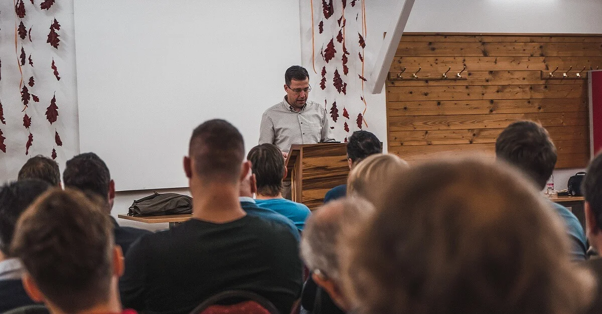 Dr. Erik Lehnert bei der Herbstakademie. 