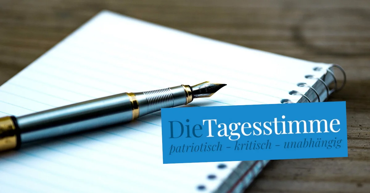 Bild Stift/Block: Pixnio [CC0] / Header &#8222;Die Tagesstimme &#038; Komposition: Die Tagesstimme. 
