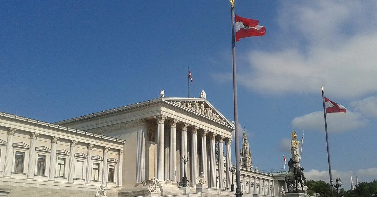 Parlamentsgebäude in Wien