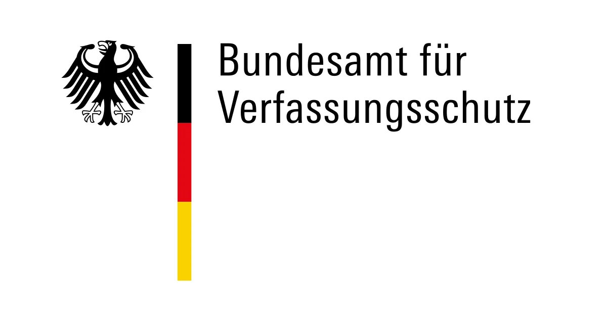 Bild (Logo des Verfassungsschutzes): Wikimedia Commons [CC0] (Bild zugeschnitten)
