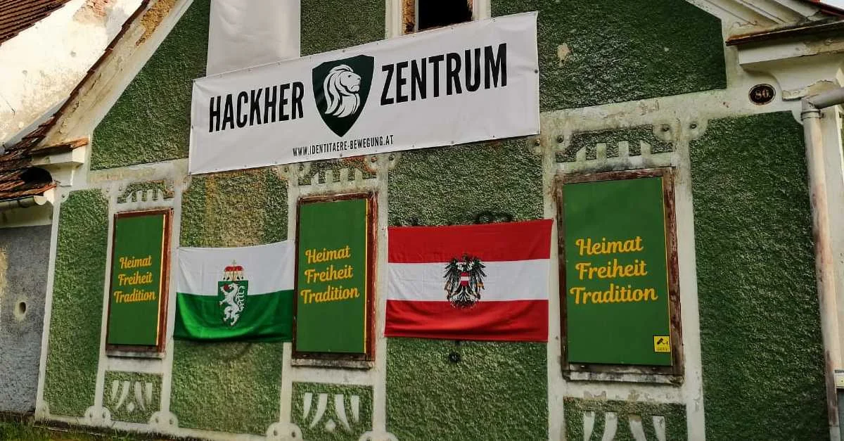 Bild: Das neue Hackher-Zentrum der Identitären Steiermark / Bild: privat