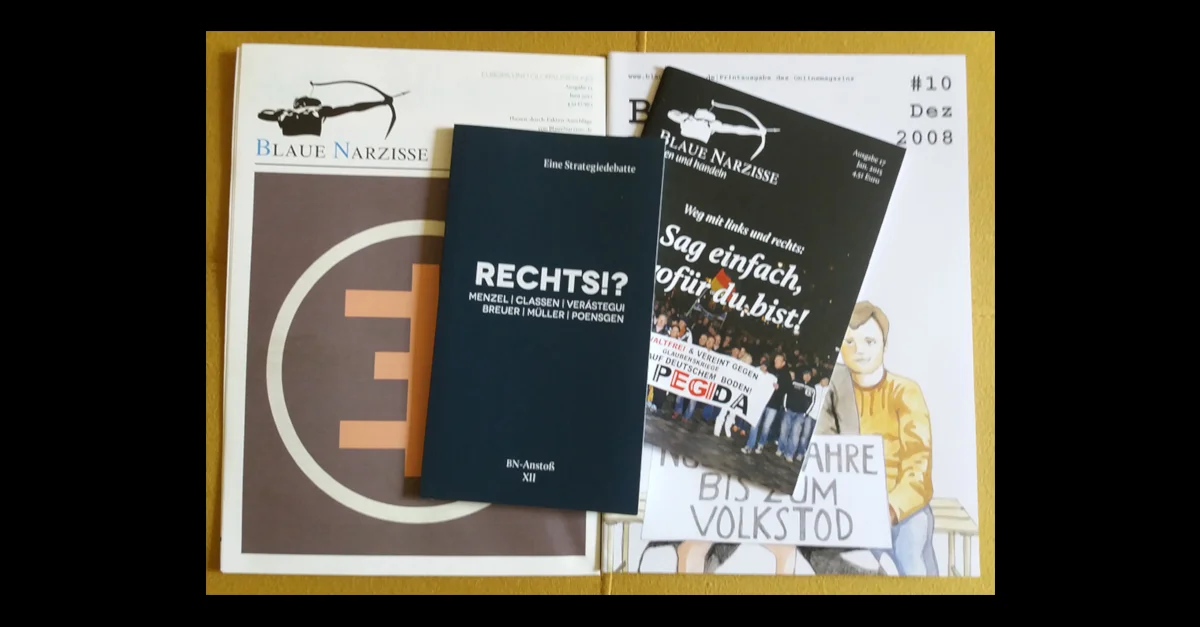 Bild: Blaue Narzisse / Collage: Die Tagesstimme