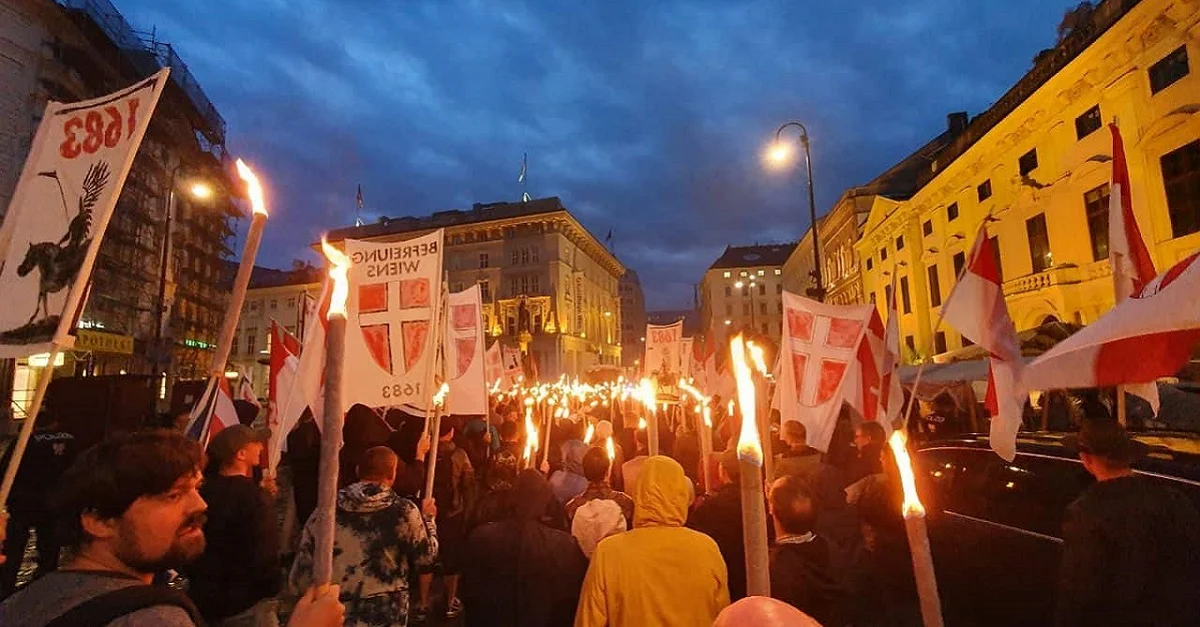 Foto vom Gedenkzug in der Wiener Innenstadt. Bild: privat
