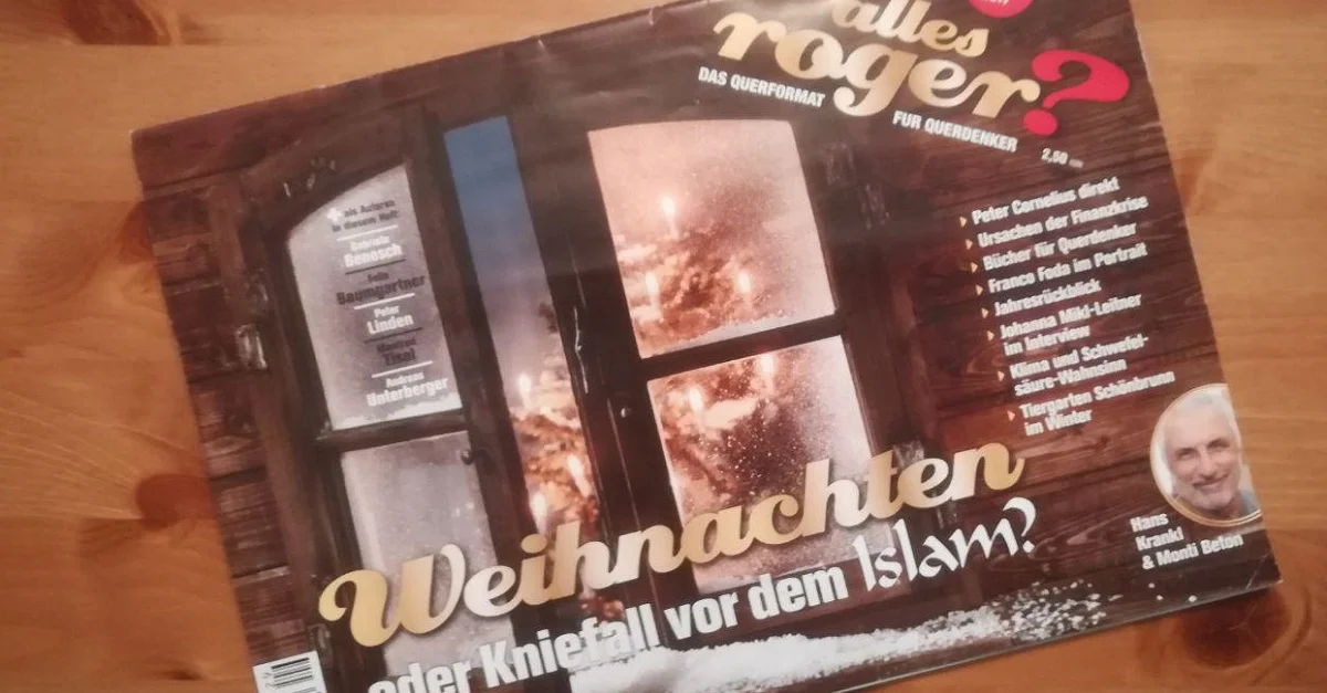 Das Magazin „alles roger?“ erschien seit 2015 im markanten Querformat. Symbolbild (alles roger?, Ausgabe Dezember 2017): privat / Die Tagesstimme.