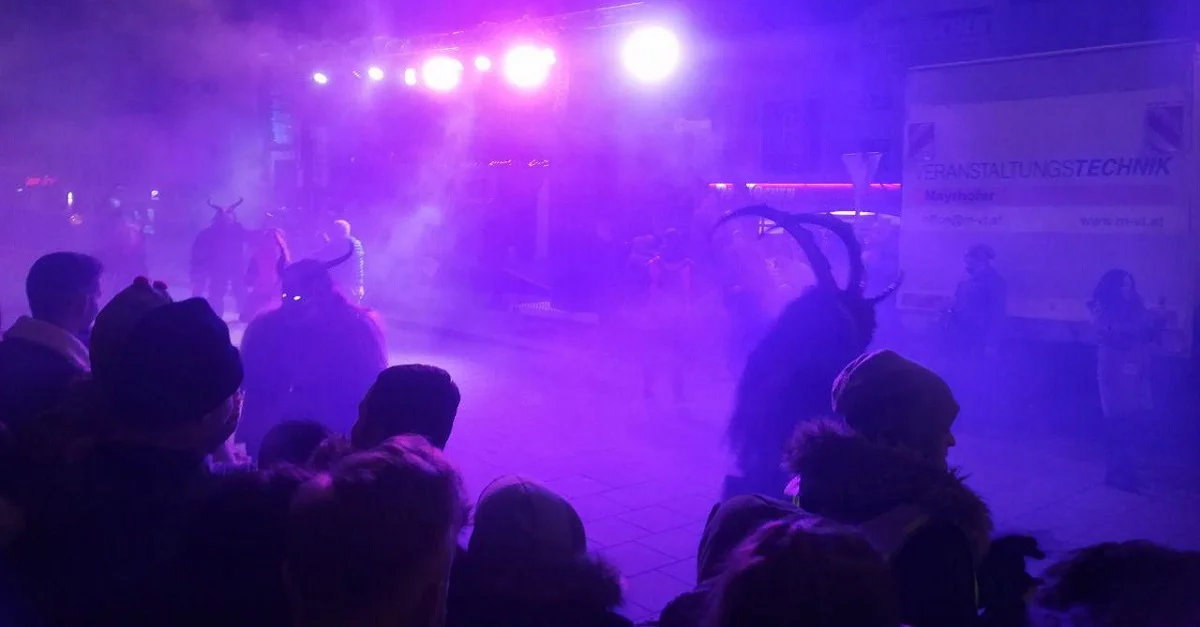 Längst ein Publikumsmagnet: Krampusläufe aller Art – wie hier in Ried im Innkreis. Bild: privat / Die Tagesstimme