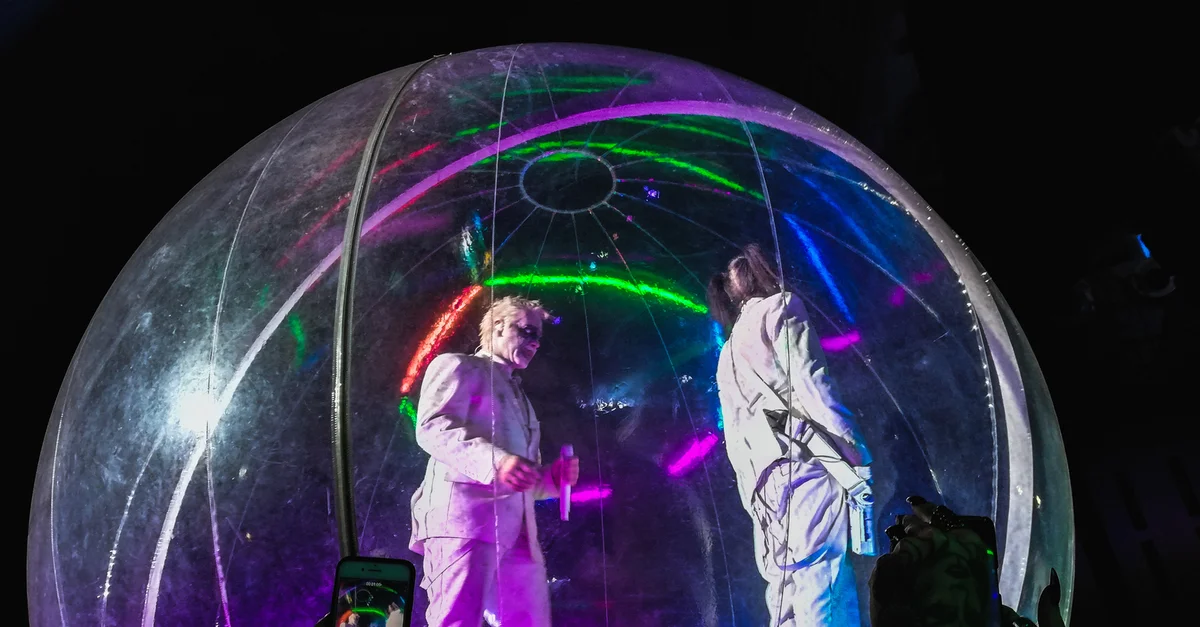 Bild: Till Lindemann und Peter Tägtgren Anfang Februar bei ihrem Konzert in Wien / Bild: Die Tagesstimme