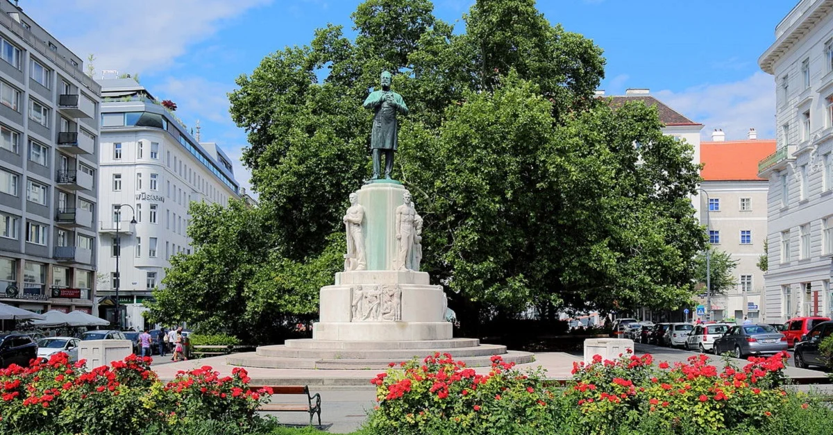Das Karl-Lueger-Denkmal in Wien. Bild: Bwag / CC BY-SA [Bild zugeschnitten]
