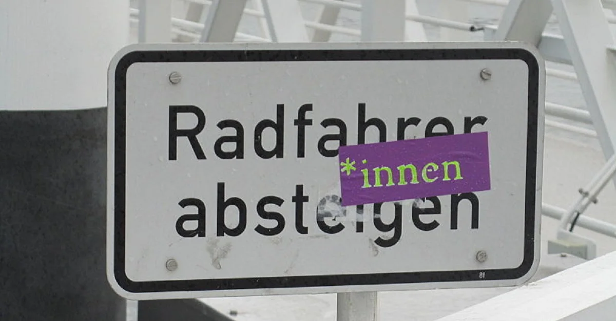 Symbolbild &#8222;Gendern&#8220;. Coyote III / CC BY-SA [Bild zugeschnitten]
